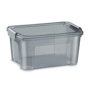 Plastová krabice Shadow-recykl.materiál,šedá,13 l
