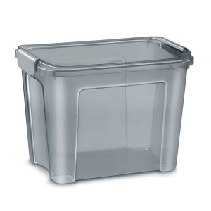 Plastová krabice Shadow-recykl.materiál,šedá,18 l