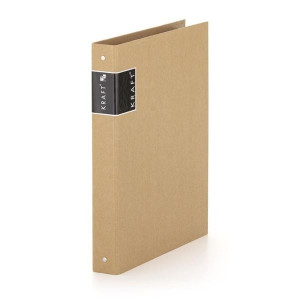 4kroužkový pořadač Kraft nature - A4, 4 cm, hnědý