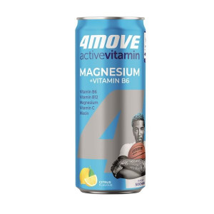 Vitamínová voda 4Move - magnesium, plech, 24x0,33l