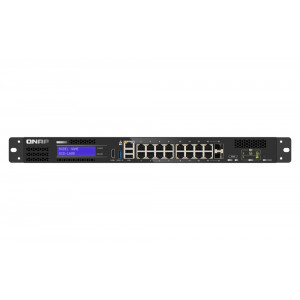 QNAP řízený switch QGD-1600-8G (16x GbE, 4core CPU, 8GB RAM, 2x 2,5" SATA, 2x PCIe, 1x HDMI, 3x USB)
