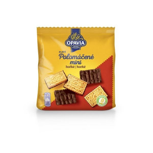 Sušenky Opavia Zlaté - Polomáčené mini,hořké,145 g