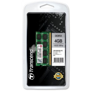 Transcend paměť 4GB (JetRam) SODIMM DDR3 1600Mhz CL11 2Rx8