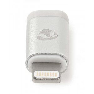 NEDIS synchronizační a nabíjecí adaptér/ 8pinová Lightning zástrčka na USB 2.0 Micro B zásuvku/ blistr