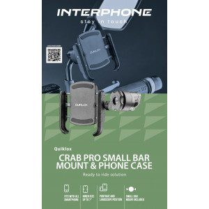 InterphoneCrab Pro SB Quiklox - Univerzální držák telefonu na zrcátko
