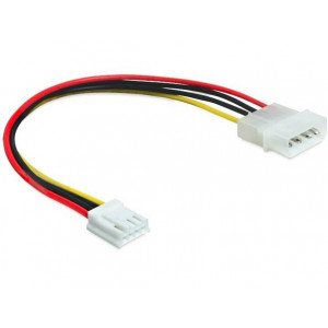 Delock napájecí kabel Molex 4 pin samec > 3.5 floppy samice