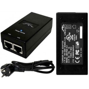 Ubiquiti POE-24, PoE adapter 24V/0,5A (12W), včetně napájecího kabelu