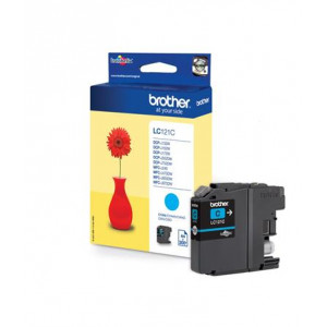 Brother LC-121C (inkoust cyan,300 str.@ 5%  draft)