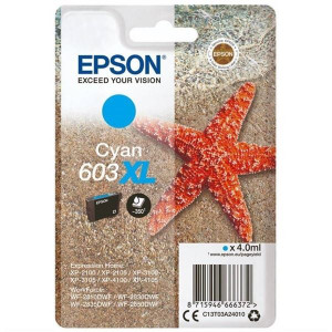 Inkoustová náplň Epson 603 XL - azurový