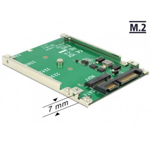 Delock 2.5” Konvertor SATA 22 Pin > M.2 NGFF