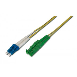 Digitus Fiber Optic Patch , E2000 8 ° APC to LC, 9/125 µ, Duplex 10 m