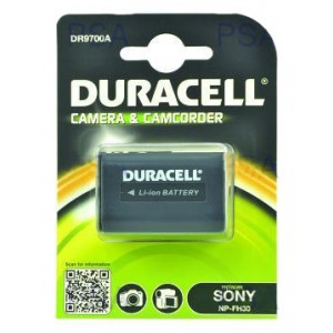 DURACELL Baterie - DR9700A pro Sony NP-FH30, černá, 650 mAh, 7.4V