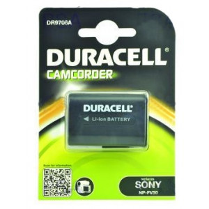 DURACELL Baterie - DR9706A pro Sony NP-FV30, černá, 650 mAh, 7.4V