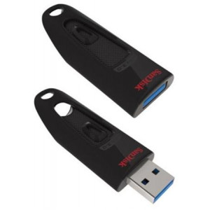 SanDisk Ultra 64 GB Flash disk, USB3.0, 80MB/s