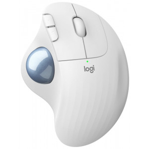 Logitech myš Trackball Ergo M575/ bezdrátová/ 5 tlačítek/ 2000dpi/ USB/ bílá