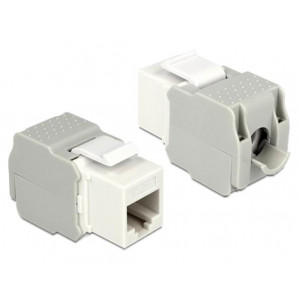 Delock Keystone Modul RJ45 samice > LSA Cat.6,UTP,bílý