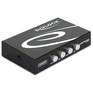 Delock Switch USB 2.0 4-portový, manuální
