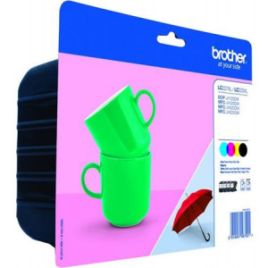 Brother LC-227VALBP (inkoust multipack -  černá + tři barvy)