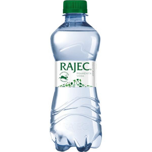 Pramenitá voda Rajec jemně per., plast, 12x 0,33 l