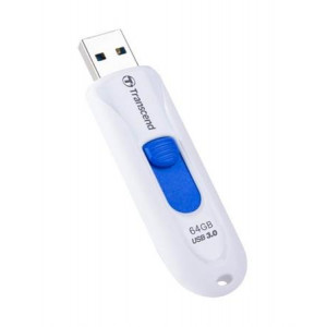 Transcend 64GB JetFlash 790W, USB 3.0 (3.1 Gen 1) flash disk, bílo/modrý