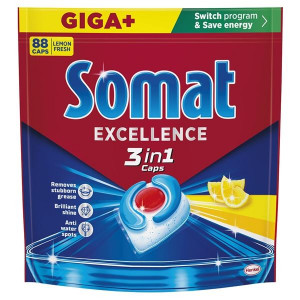 Tablety do myčky Somat 3in1 - Lemon, 88 ks