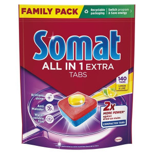 Tablety do myčky Somat Allin1 - Lemon&Lime, 140ks