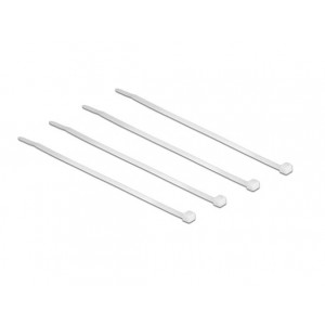 Delock Stahovací pásky transparentní D 100 x Š 2,5 mm 100 ks
