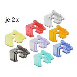 Delock RJ45 opravný klip Starter Set