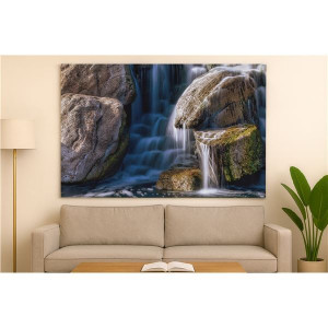Akustický obraz 120 x 80 cm - bezrámový, motiv vod
