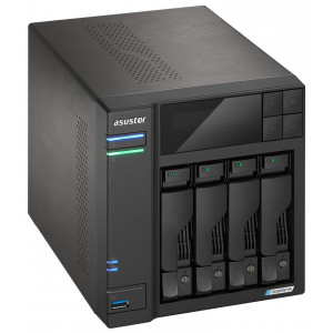 Asustor NAS AS6704T v2 / 4x 2,5"/3,5" SATA III/ Celeron N5105 2.0 GHz/ 4GB/ 2x 5GbE/ 4x M.2/ 2x USB 3.2/ HDMI