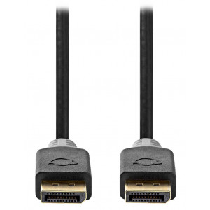 NEDIS DisplayPort 1.4 kabel/ DisplayPort zástrčka – DisplayPort zástrčka/ 8K/ antracitový/ box/ 3m
