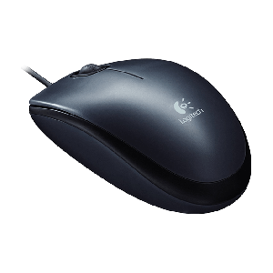 Logitech M90/Kancelářská/Optická/1 000 DPI/Drátová USB/Černá