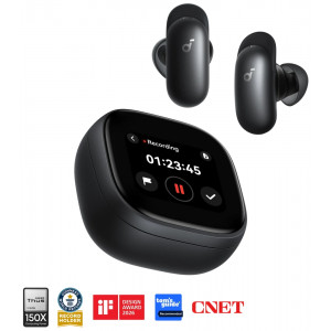 Anker Soundcore Liberty 5 Pro Max/ Sluchátka/ Bluetooth/ ANC/ Display/ černá