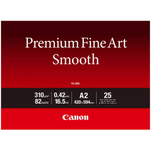 Canon fotopapír  FA-SM2  Premium FineArt Smooth A2 25 listů
