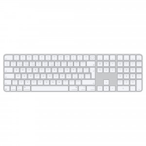 Apple Magic Keyboard Numeric Touch ID/Bezdrátová Bluetooth/SK layout/Bílá
