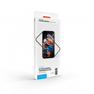 Ultra odolné tvrzené sklo FIXED Armor s Anti-dust aplikátorem a AR vrstvou pro Apple iPhone 17, černé