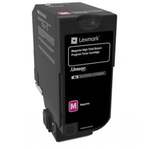 Lexmark CS725 Magenta High Yield Return Programme Toner Cartridge - 12 000 stran