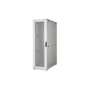 DIGITUS Serverový stojan 42U, Unique Series, dveře z perforované oceli 2050x600x1200 mm, barva šedá (RAL 7035)