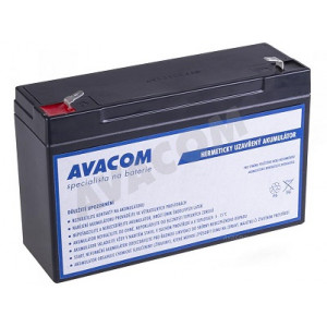 AVACOM Náhradní baterie (olověný akumulátor) 6V 12Ah do vozítka Peg Pérego F1
