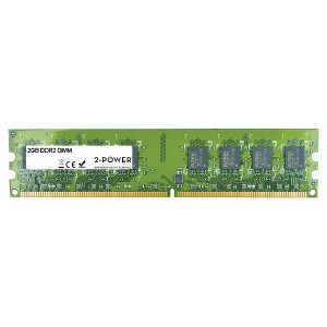 2-Power 2GB PC2-6400U 800MHz DDR2 Non-ECC CL6 DIMM 2Rx8 ( DOŽIVOTNÍ ZÁRUKA )