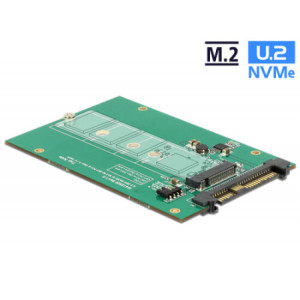 Delock Převodník U.2 SFF-8639 > M.2 NGFF NVMe Key M