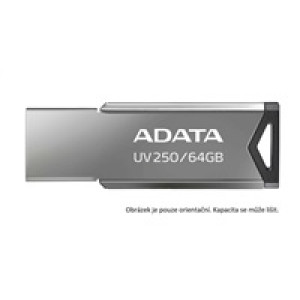 ADATA Flash Disk 16GB USB 2.0 DashDrive UV250, stříbrná
