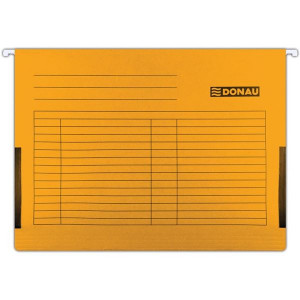 Závěsné desky s bočn. Donau - A4, 230 g/m2, oranž.