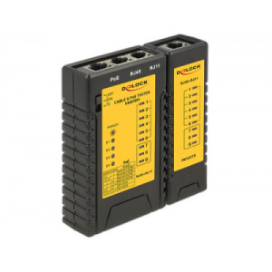 Delock Kabelový testr RJ45 / RJ12 / PoE