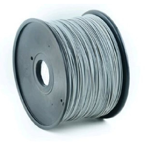 Gembird Tisková struna (filament), ABS, 1,75mm, 1kg, šedá