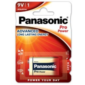 PANASONIC Alkalické baterie Pro Power 6LF22PPG/1BP 9V (Blistr 1ks)