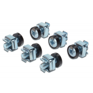 Digitus montážní šroubky, podložky a matice M6,  50 ks