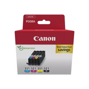 Sada inkoustů Canon CLI-551, 4 barvy