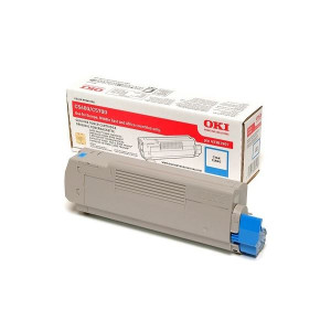 Toner OKI 43381907, azurový