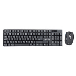 EVOLVEO WK-142, set bezdr. klávesnice a myši , 2,4GHz, USB